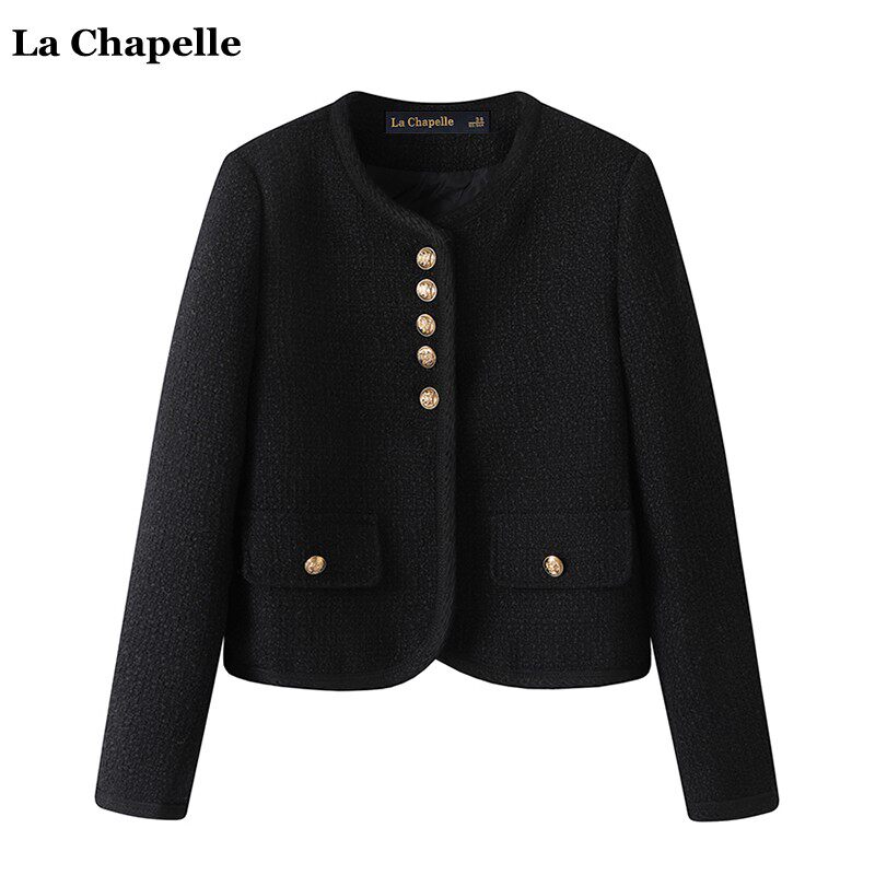 拉夏贝尔/La Chapelle秋季新款韩版气质小香风短外套女高级感上衣使用感如何?