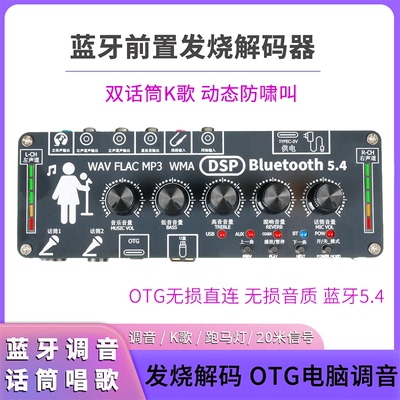 发烧蓝牙前置板话筒K歌混响调音