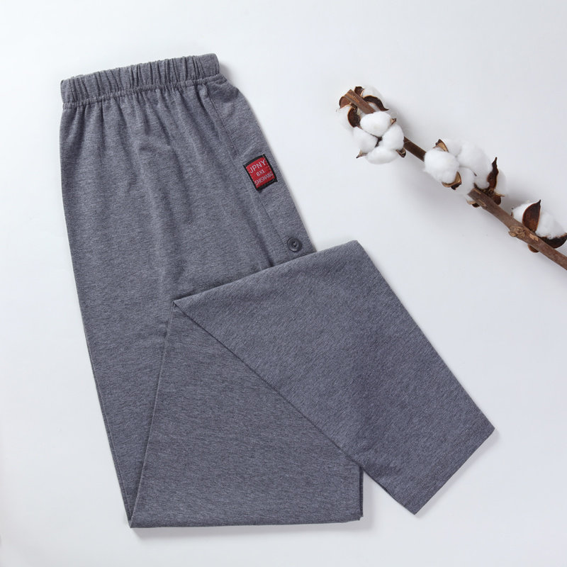 男肥佬秋裤200斤男士宽松衬裤加肥加大特体单件保暖中老年人线裤