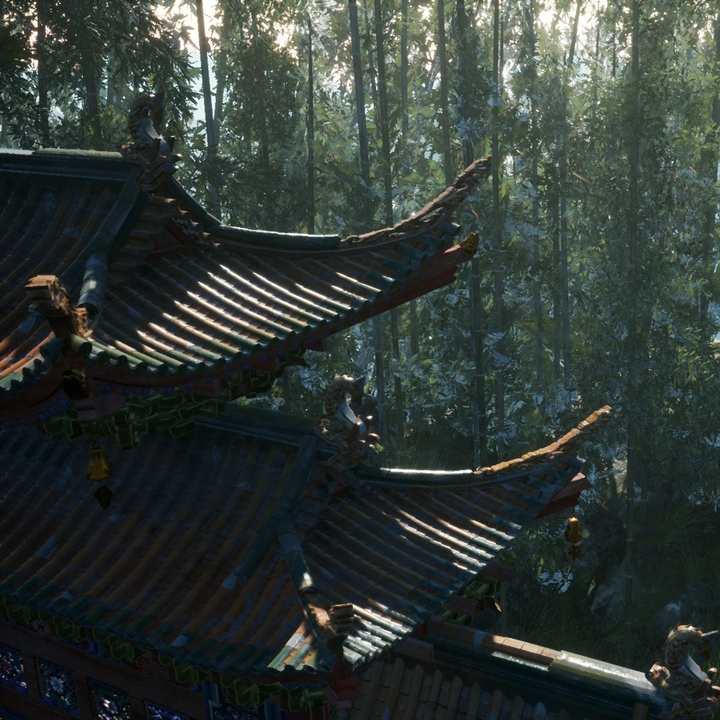 UE4虚幻5 Oriental ancient pictures 武侠仙侠山门竹林台阶场景