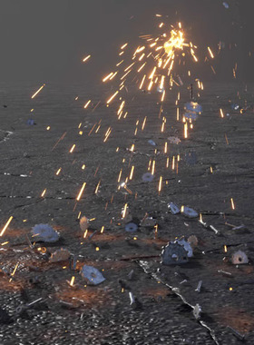 UE4虚幻5 Mechanical Damage FX 金属机械擦出火花视觉特效