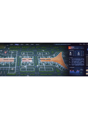 Vue+Threejs+cesium智慧机场数字孪生可视化教程