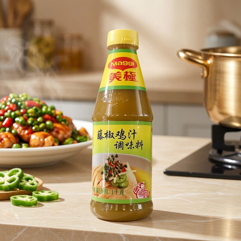 包邮 Maggi美极藤椒鸡汁调味料1kg*1瓶 藤椒调味料 餐饮专用