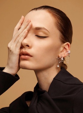 CHINCHIN 原创设计师配饰｜四芒星耳钉