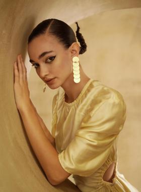 CHINCHIN 原创设计师配饰｜金属圆片可拆卸耳环