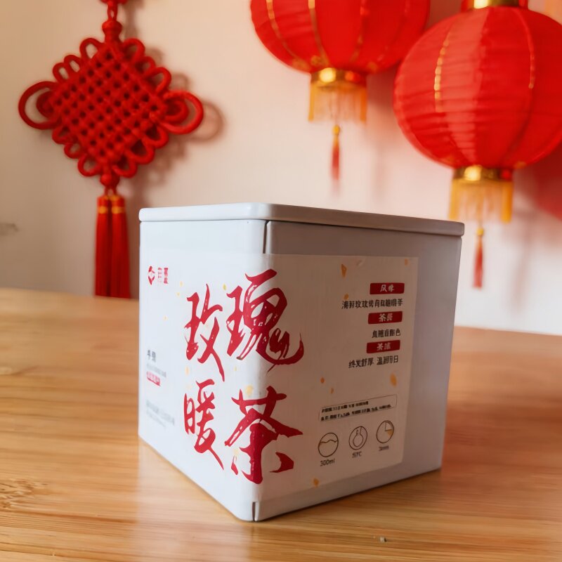芳蕾玫瑰暖茶30克袋泡茶平阴重瓣红玫瑰花茶红茶灌装