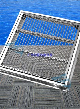 游泳池设备SP-1032不锈钢主排水口泄水口底部布排回水30X30可定做