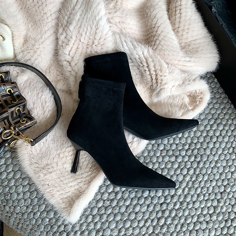 小码高跟短靴女30313233时装靴