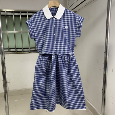 【刘浩存同款】实拍2026夏季全棉收腰显瘦可拆卸两件套连衣裙女