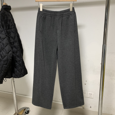 加厚【江南】实拍正品2025冬季新款休闲宽松阔腿弯刀香蕉卫裤女