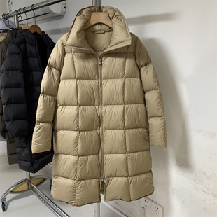 新立领加厚保暖中长款 2025冬季 实拍专柜正品 鹅绒羽绒服女 江南