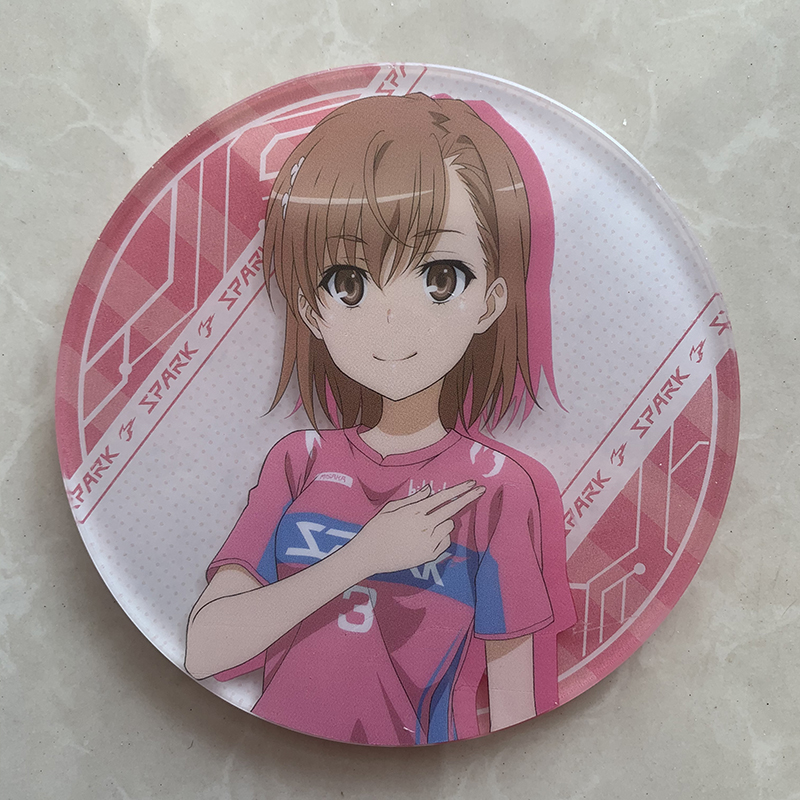 日单散货某科学的超电磁炮 炮姐御坂美琴白井黑子 亚克力杯垫