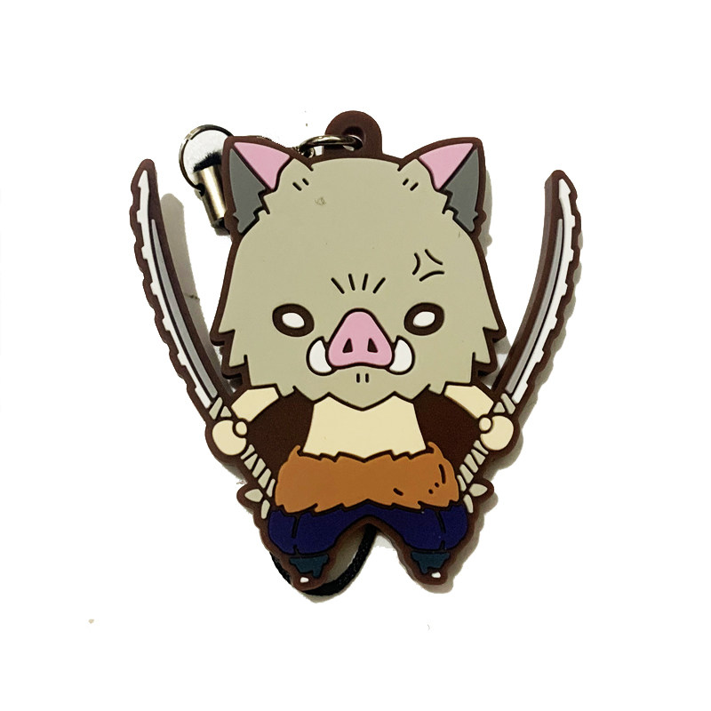 鬼灭之刃橡胶挂件日单散货正版炭治郎祢豆子善逸一只嘴平猪伊之助