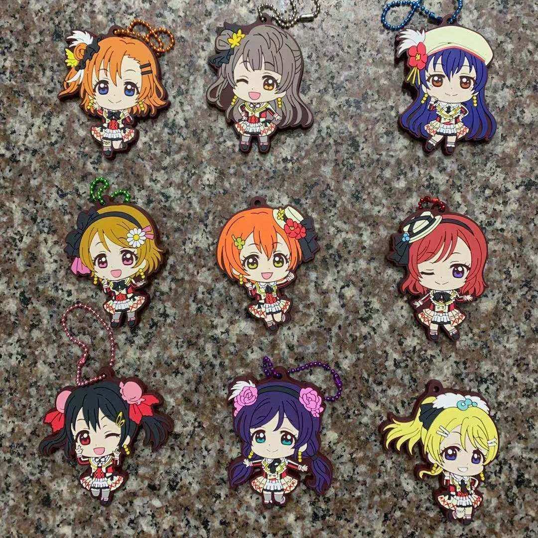 lovelive日单散货橡胶挂件nico矢泽妮可love live!东条希南小鸟