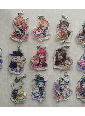 正版日单散货迪士尼扭曲仙境亚克力挂件 RIDDLE leona lilia 原袋