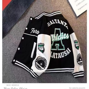 儿童棒球服2025春季 新款 男童外套上衣女童春装 夹克宝宝衣服春秋装