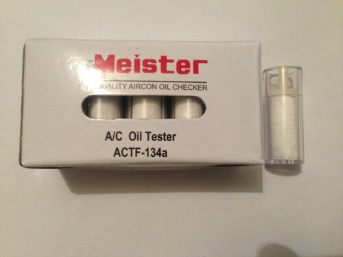 R134A汽车空调制冷油量检测棉油纸雪种油测试10只装 ac oil Test