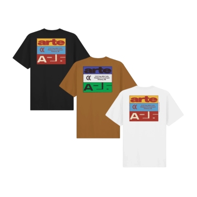 Arte Tricolor Serial T-shirt 三色系列印花短袖纯棉T恤