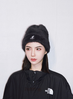 Kangol Furgora Cuff Beanie袋鼠新款兔毛保暖男女情侣冷帽针织帽