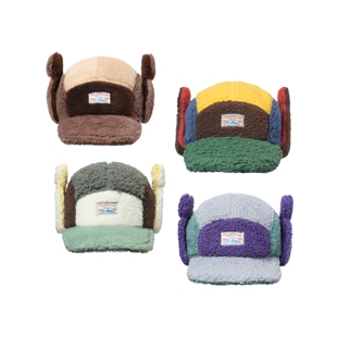 PuffFrog Plane Shearing Cap泡芙蛙新款飞机翅膀五片帽雷锋帽