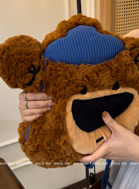 韩系可爱熊抱枕靠枕沙发玩偶毛绒玩具办公室床上装饰小熊生日礼物