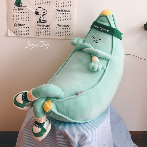 网红香蕉运动毛绒玩具睡觉抱枕