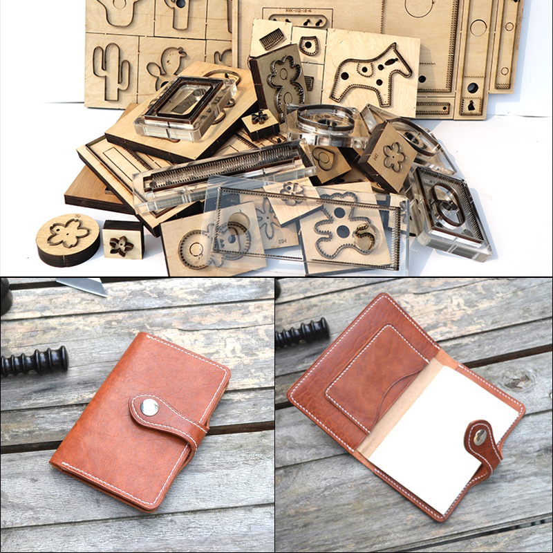手工皮具 手工DIY 激光定做刀模 DIY手工 护照夹/卡包/钱包 XF022