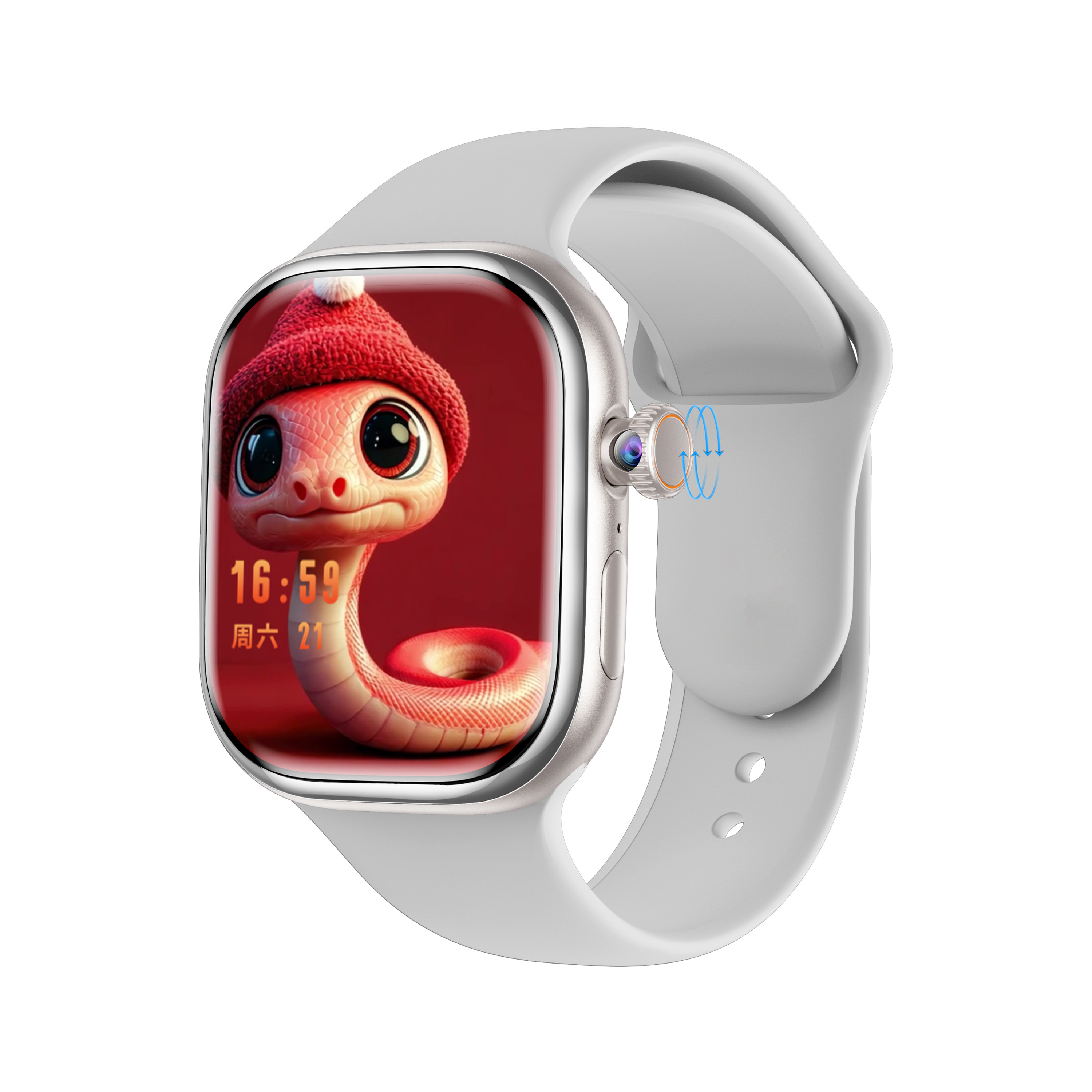 华强北M53P智能电话手表和顺成MIMU系统可插卡学生党待机王蜂窝版