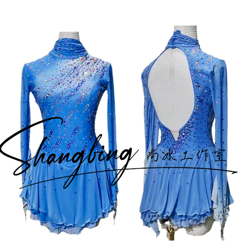 考斯滕花样滑冰服装裙款男女款