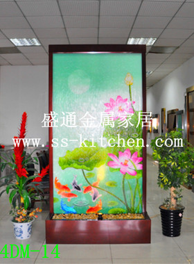 摆件客厅加湿器摆件隔断流水屏风