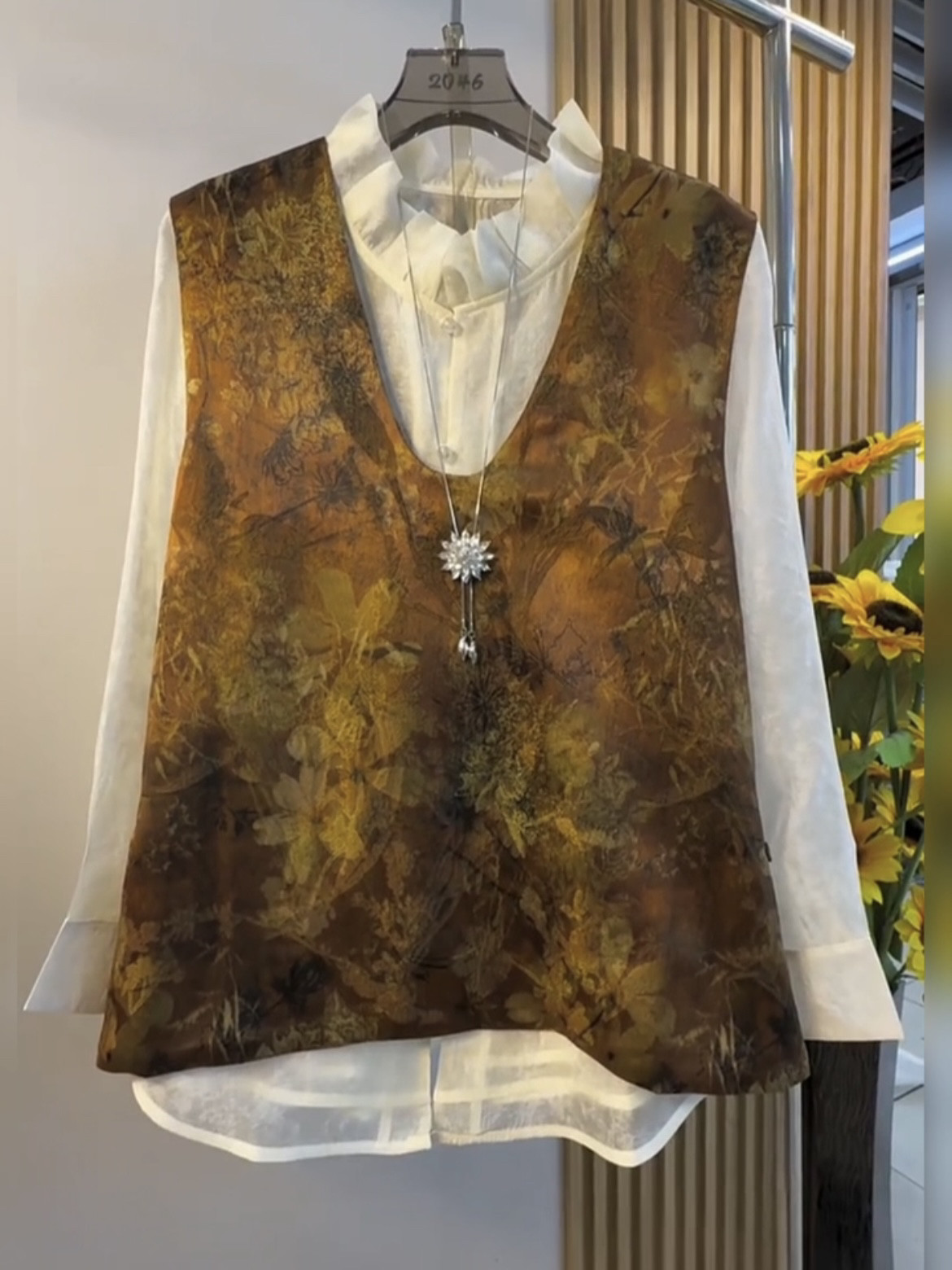 秋冬大码女装新中式国风盘扣衬衫马夹显瘦减龄内搭小众外穿上衣潮,女装/女士精品,上衣,淘宝优惠券,粉丝福利购,淘宝优惠卷