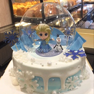艾莎蛋糕生日图片素材