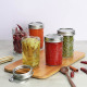 Jar美式 Ball Mason 复古梅森罐透明燕麦密封罐奶昔8OZ圆形果酱罐