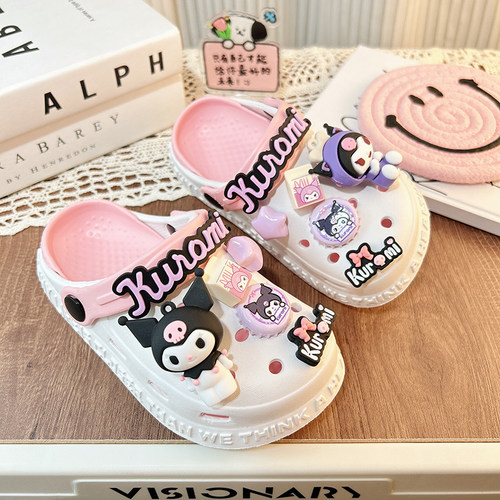 卡通女童夏季时尚洞洞鞋网红爆款