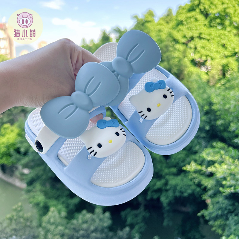 女童一字拖儿童拖鞋洗澡防滑室内家居女孩外穿2025年新款超火夏季