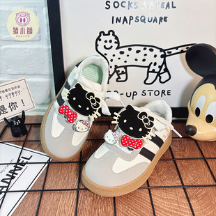 女孩女童休闲板鞋2025年新款爆款鞋子秋季耐脏运动鞋轻便跑步软底