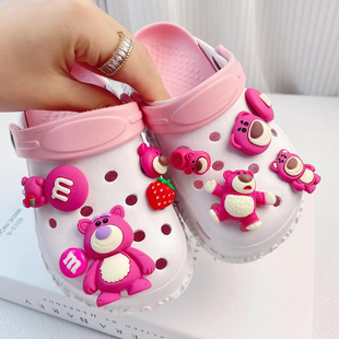 白色洞洞鞋女童夏天2025新款爆款夏季女宝女孩儿童拖鞋外穿拖鞋潮
