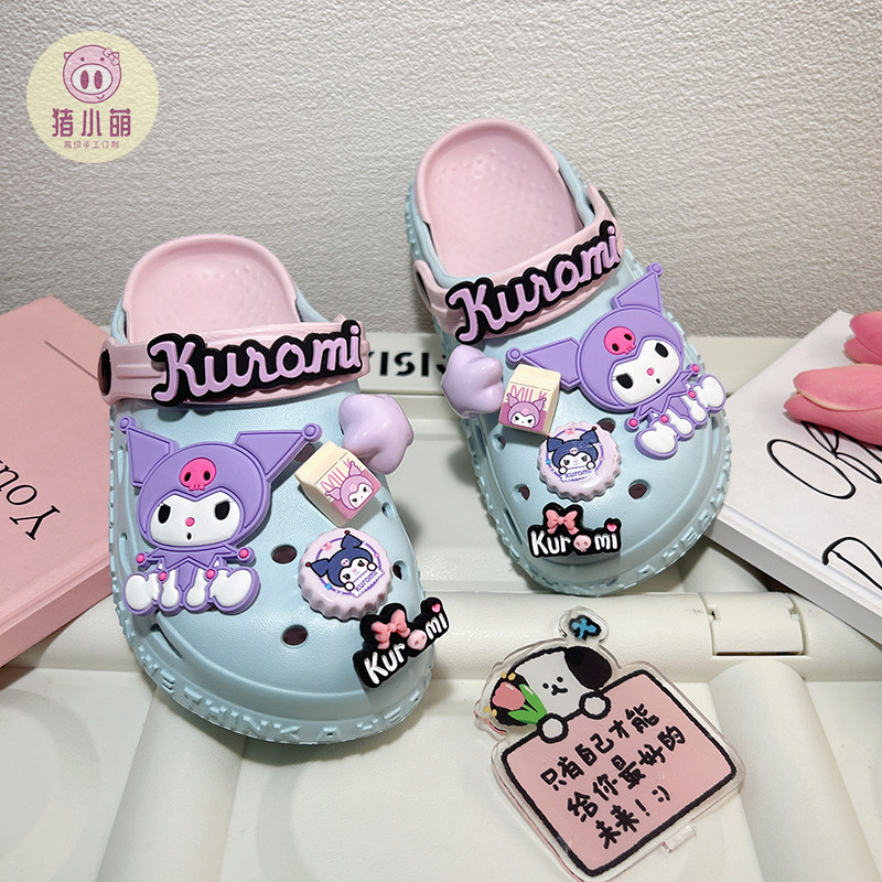 女童凉鞋洞洞鞋女款夏季软底防滑女孩2026新款中大童儿童沙滩拖鞋