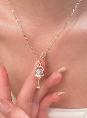 生日礼物项链甜酷女孩魔法棒