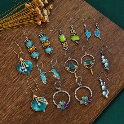 波西米亚民族风女高级感耳环