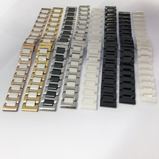 陶瓷不锈钢精钢带三星gear 3华米2智能手表带 s2华为watch2荣耀b5