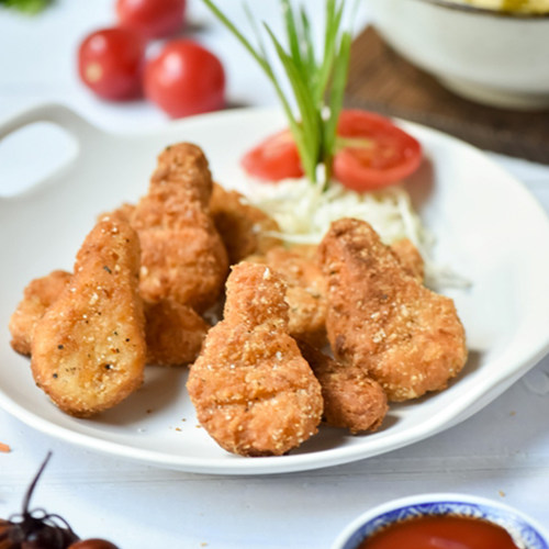 台湾放牛吃草素食爱之素香辣小鸡腿240g慈生素超市素鸡块素食佛家 - 封面