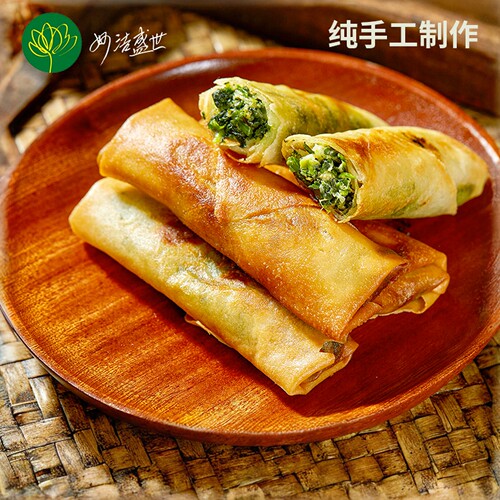 妙洁盛世纯素荠菜春卷