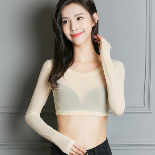 秋装2019年新款短款长袖上衣女薄
