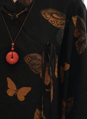 朱砂福在眼前平安扣长辈礼物