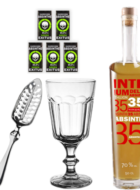 500ml捷克70度苦艾酒艾之35进口洋酒烈酒苦艾酒Absinth35送杯勺