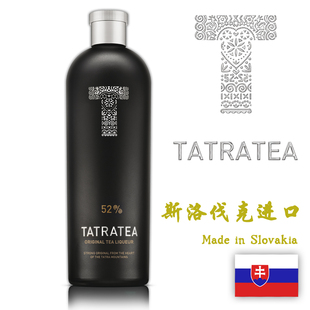 瓶装 进口高度烈酒52度塔特拉山茶酒TATRATEA适送礼利口酒 洋酒