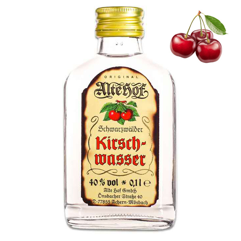 德国老庄园蒸馏烈酒樱桃kirschwasser白兰地蛋糕烘焙100ml
