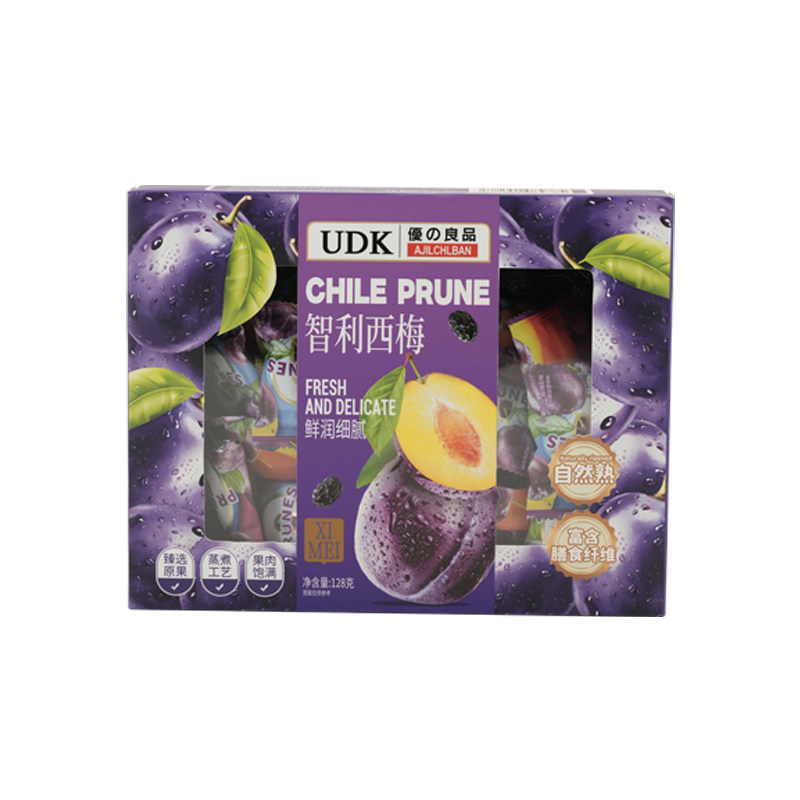 UDK优之良品智利西梅128g梅子果干蜜饯果脯小零食酸甜果干乌梅干
