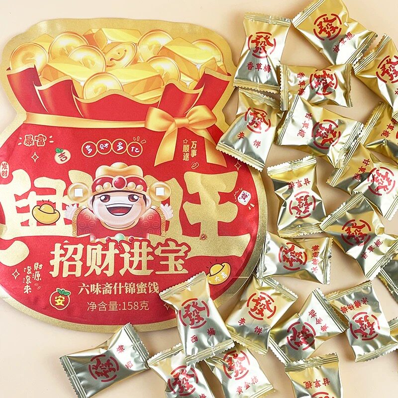 好伙伴招财进宝六味斋什锦蜜饯158g办公休闲蜜饯果脯果干零食